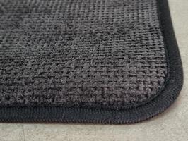 שטיח מטבח איכותי במגע קטיפתי דגם - רנבי שחור (מתנקה בקלות!) *מבחר מידות*
