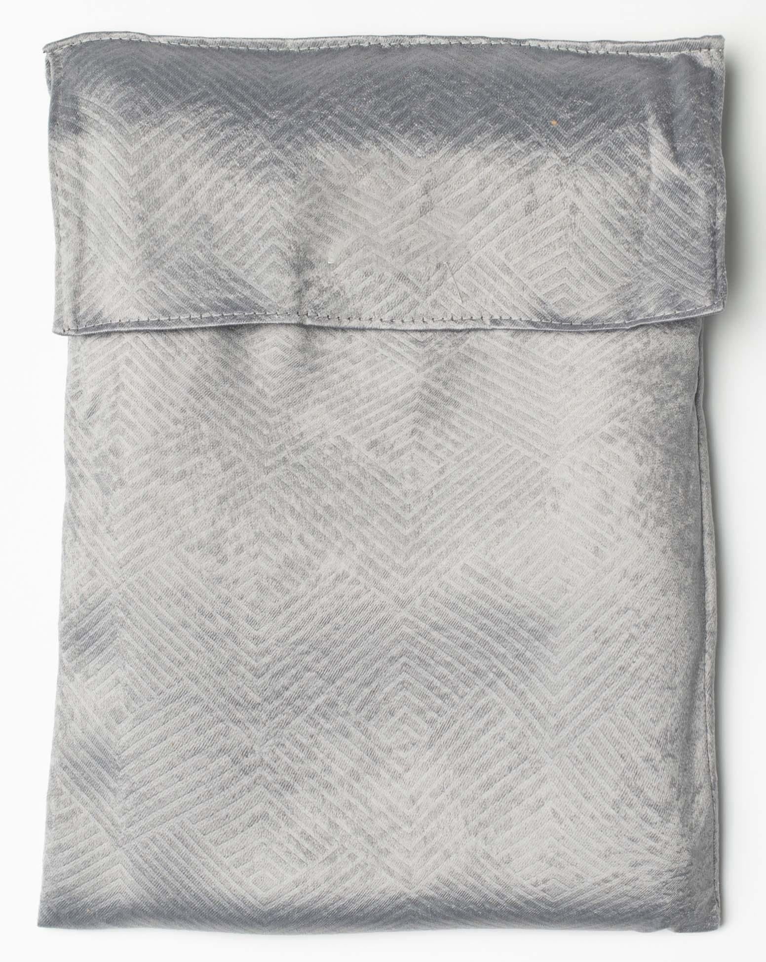 מפת שולחן מלבנית / עגולה בסגנון גאומטרי דגם - ברלין כסף