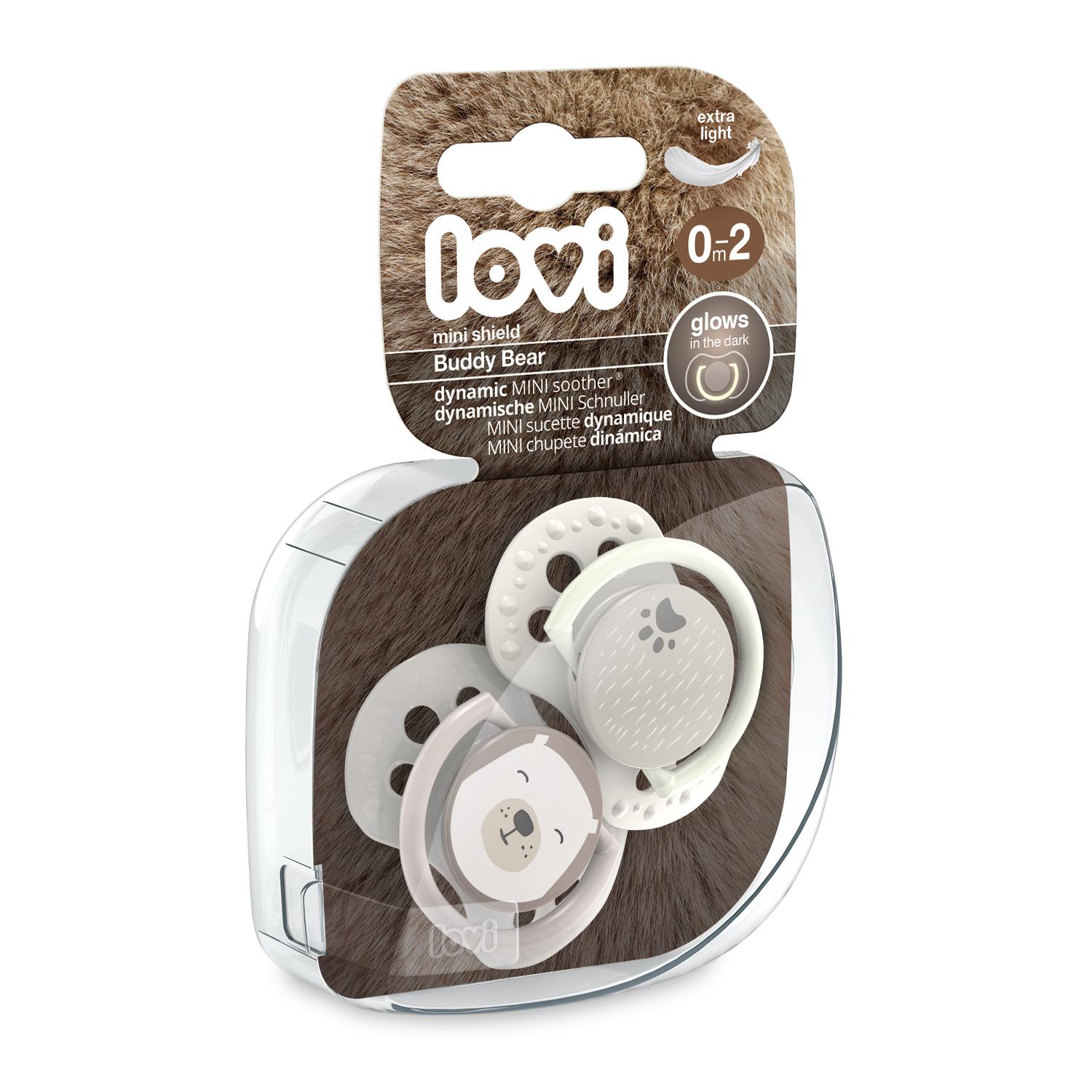 זוג מוצצי לאבי מהדורת חברי הדוב 0-2