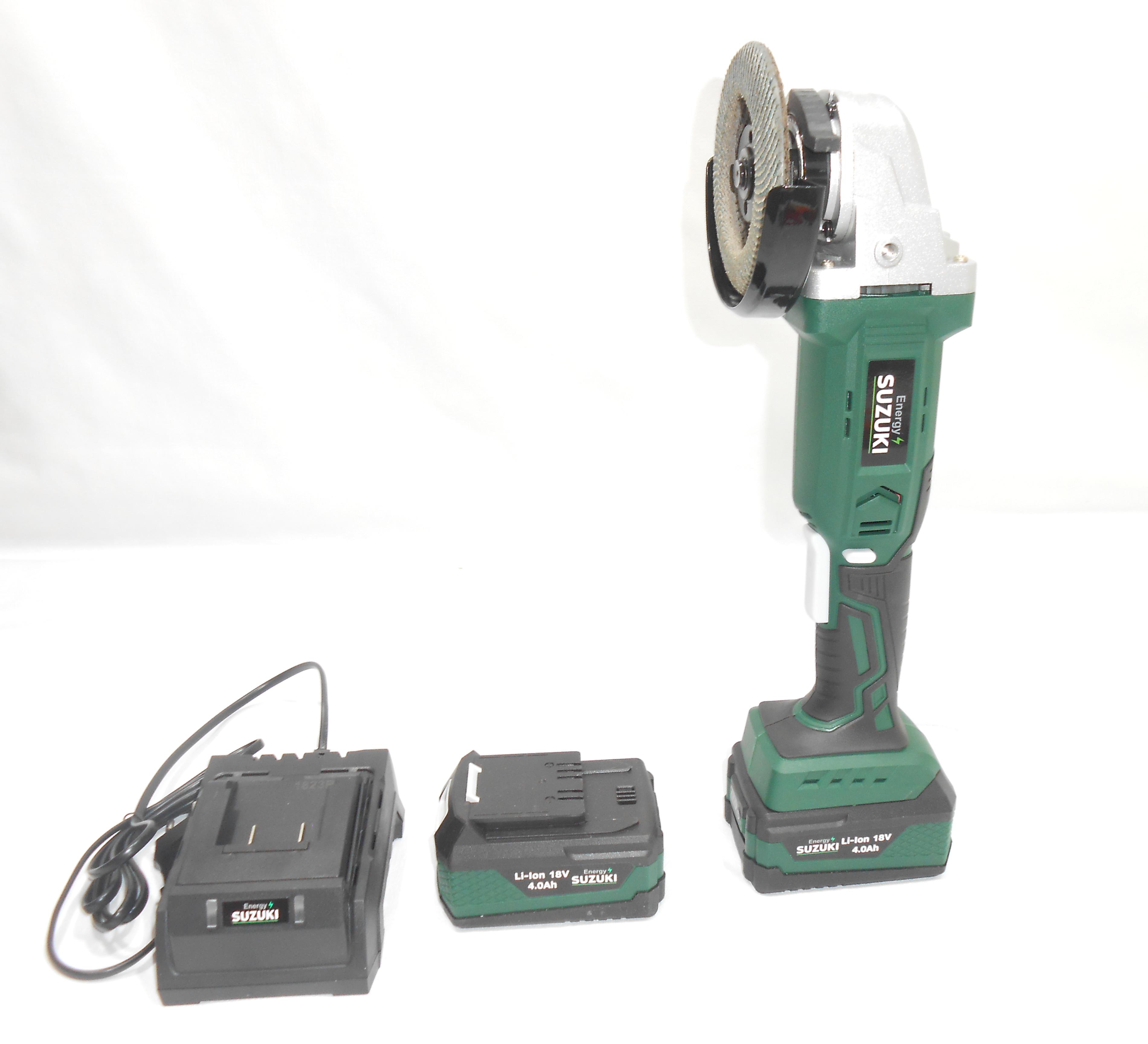 משחזת נטענת 18V4AH זווית 115 ממ' אבן משחזת דיסק חיתוך חשמלית לבית המלאכה לסדנא ולבית 46277