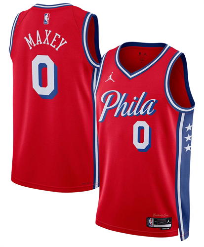 גופיית טייריס מקסי פילדלפיה סיקסרס NBA אדומה