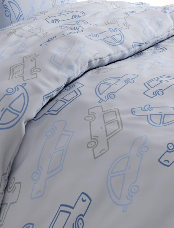 סט מצעים יחיד 100% כותנה דגם - לביא