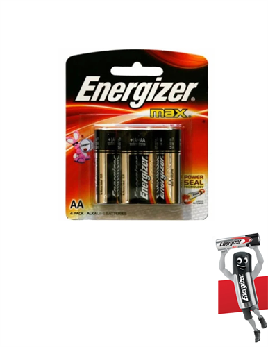 מארז 4 סוללות AA - מבית ENERGIZER