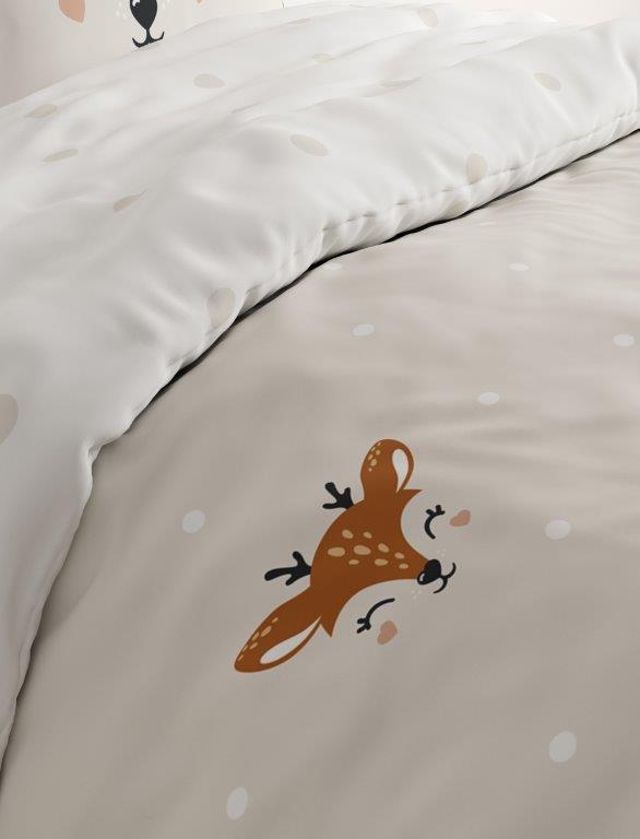 סט מצעים יחיד 100% כותנה דגם - אייל