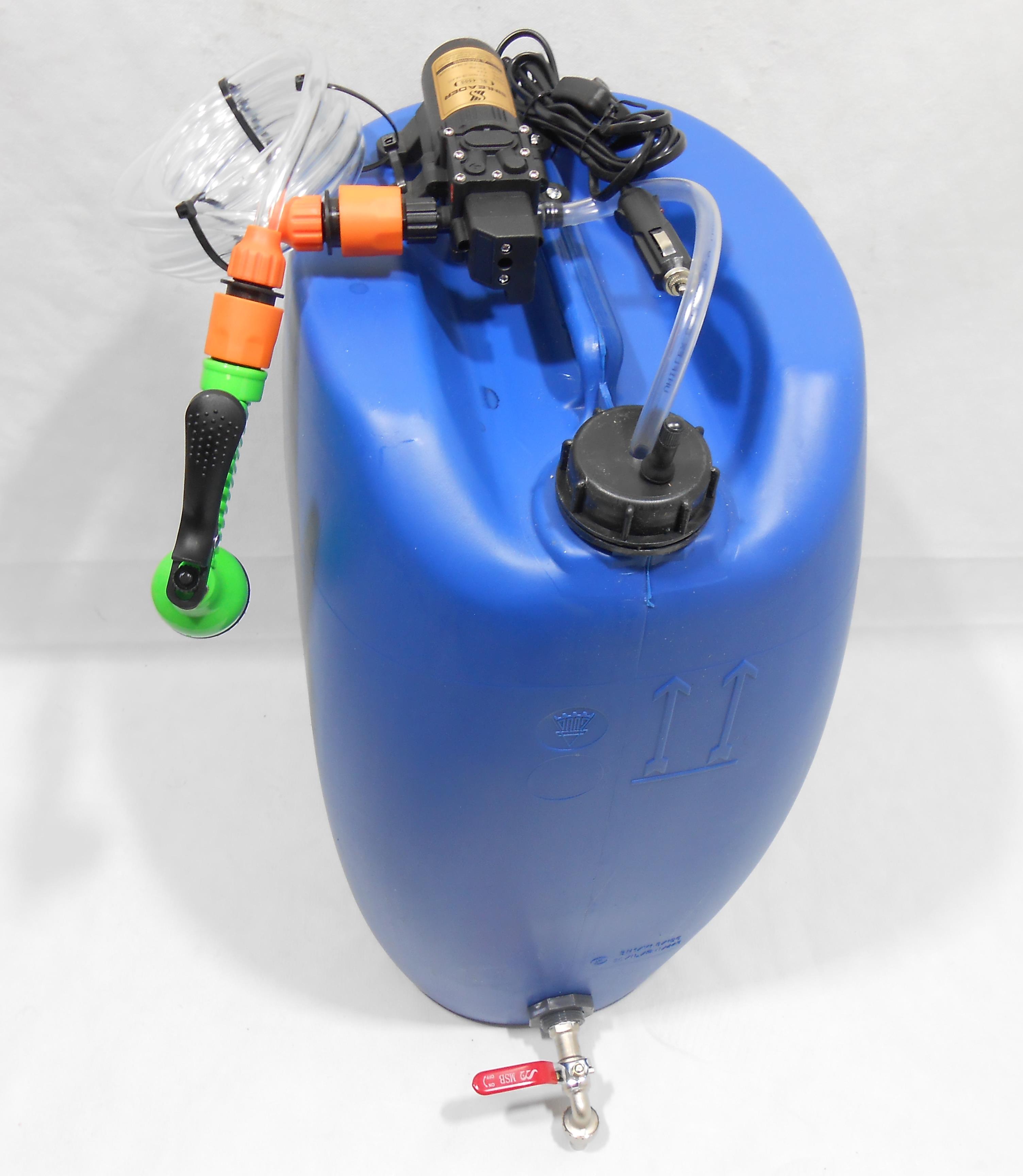 BEST PORTABLE CAMP SHOWERS TANK 60 LITERS 12 VOLTS WITH TAP