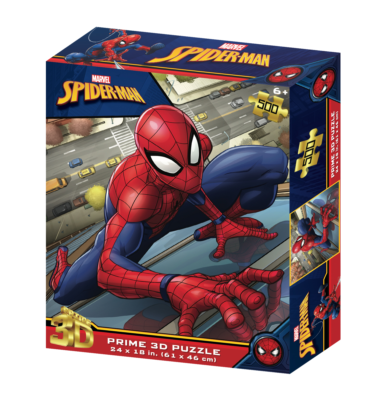 פאזל תלת מימד ספיידרמן על הקיר 500 חלקים מבית Prime 3D