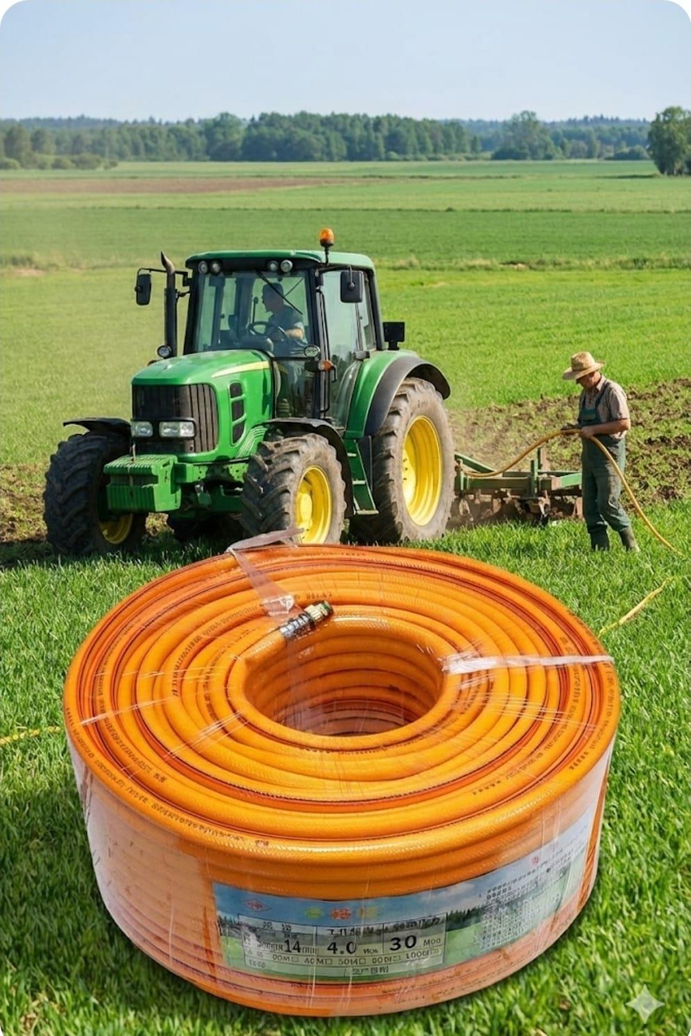 צינור ריסוס ומים כולל מתאמים הברגה זכר ונקבה 100 מטר אורך עם מחברים קמפינג לייף צינור ריסוס ומים כולל מתאמים הברגה זכר ונקבה 100 מטר אורך עם מחברים קמפינג לייף