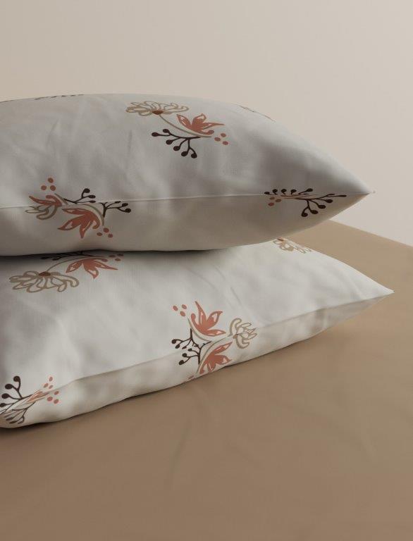 סט מצעים זוגי 100% כותנה דגם - עמית