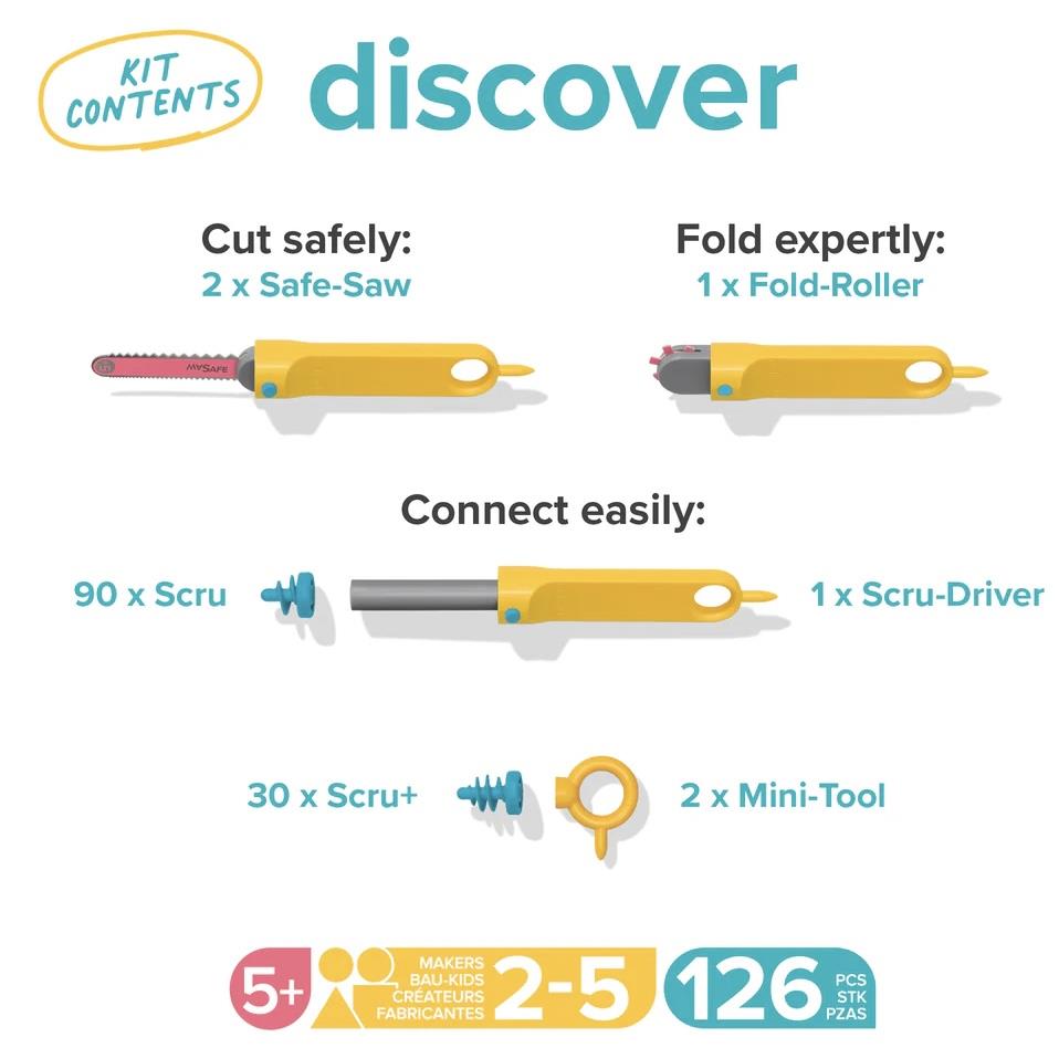 ערכת מקדו משפחתית 126 חלקים ערכת מקדו משפחתית 126 חלקים