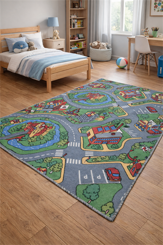 שטיח כבישים לחדרי ילדים