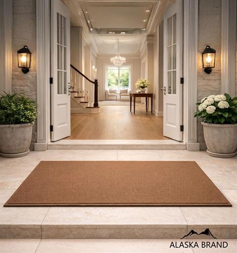 שטיח כניסה לבית דגם יוסטון | ניתן לכביסה במכונה