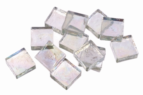 אבנים מרובעות שקופות