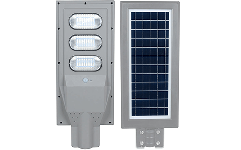 תאורת סולארית טעינה מהשמש בלבד תאורה 90 W לגינה ולרחוב סולארית אוטומטית לדים עם שלט קמפינג לייף