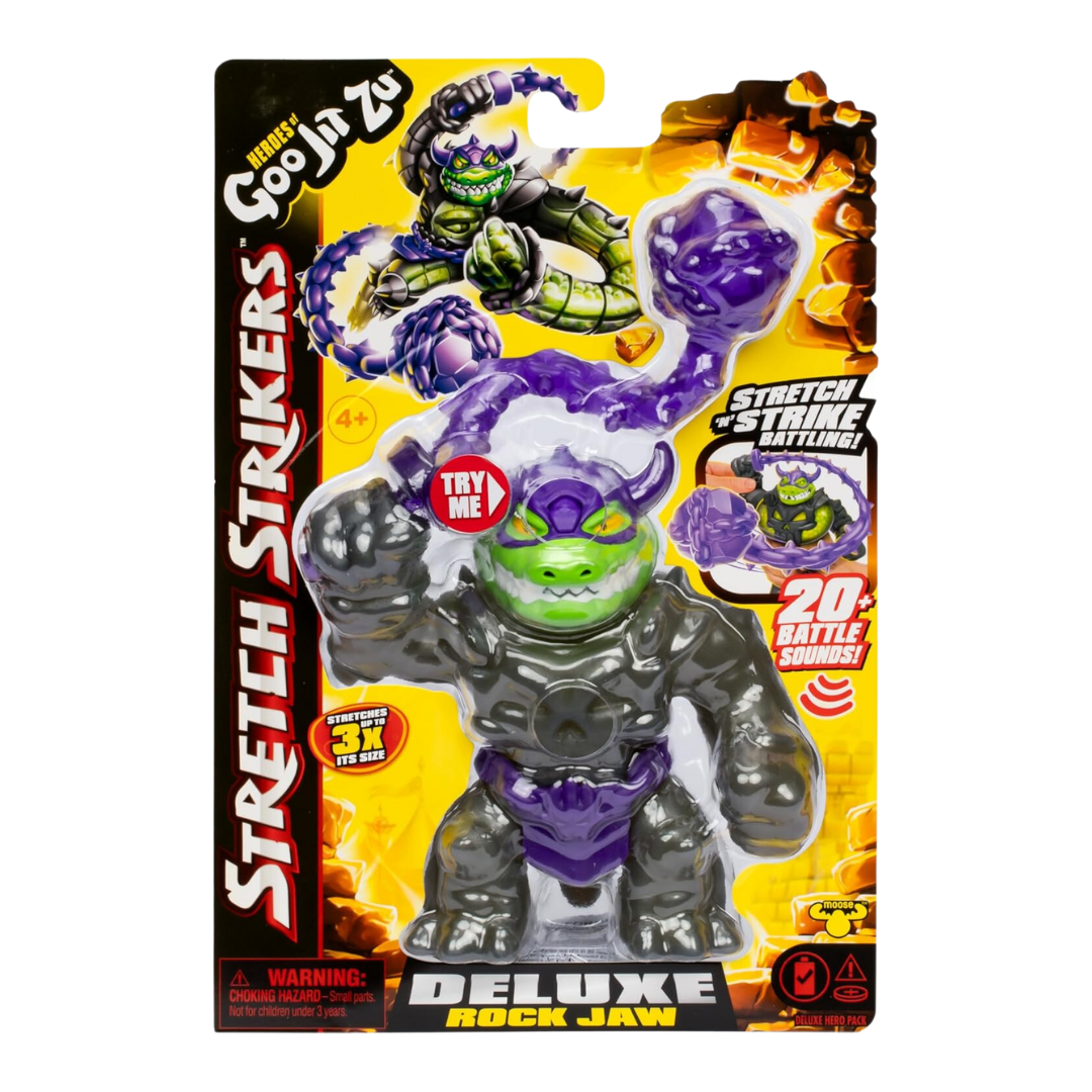 גו ג'יט זו - דמות נמתחת סטרייקר - סטרץ' Strech Strikers רוקג'או דלוקס עם נשק - Goo Jit Zu גו ג'יט זו - דמות נמתחת סטרייקר - סטרץ' Strech Strikers רוקג'או דלוקס עם נשק - Goo Jit Zu