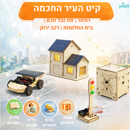 קיט העיר החכמה להרכבה עצמית (מדריך בעברית)