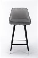 כסא בר מעוצב דגם דנה צבע אפור