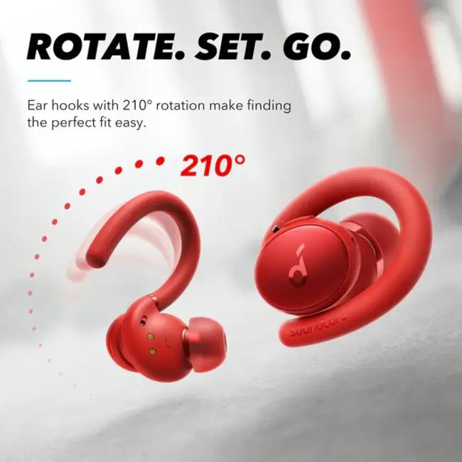 אוזניות ספורט אלחוטיות דגם Anker Soundcore Sport X10 צבע אדום
