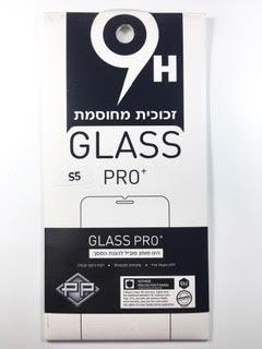 מדבקת זכוכית לסמסונג Samsung Galaxy S5
