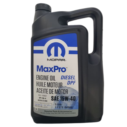 שמן מנוע 5 ליטר MaxPro SAE 15W-40 מבית MOPAR