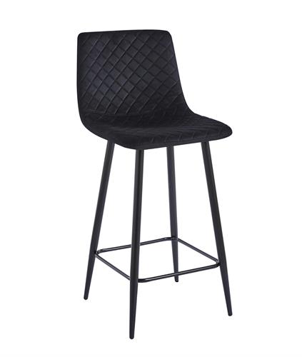 כסא בר מעוצב דגם נורמן צבע שחור