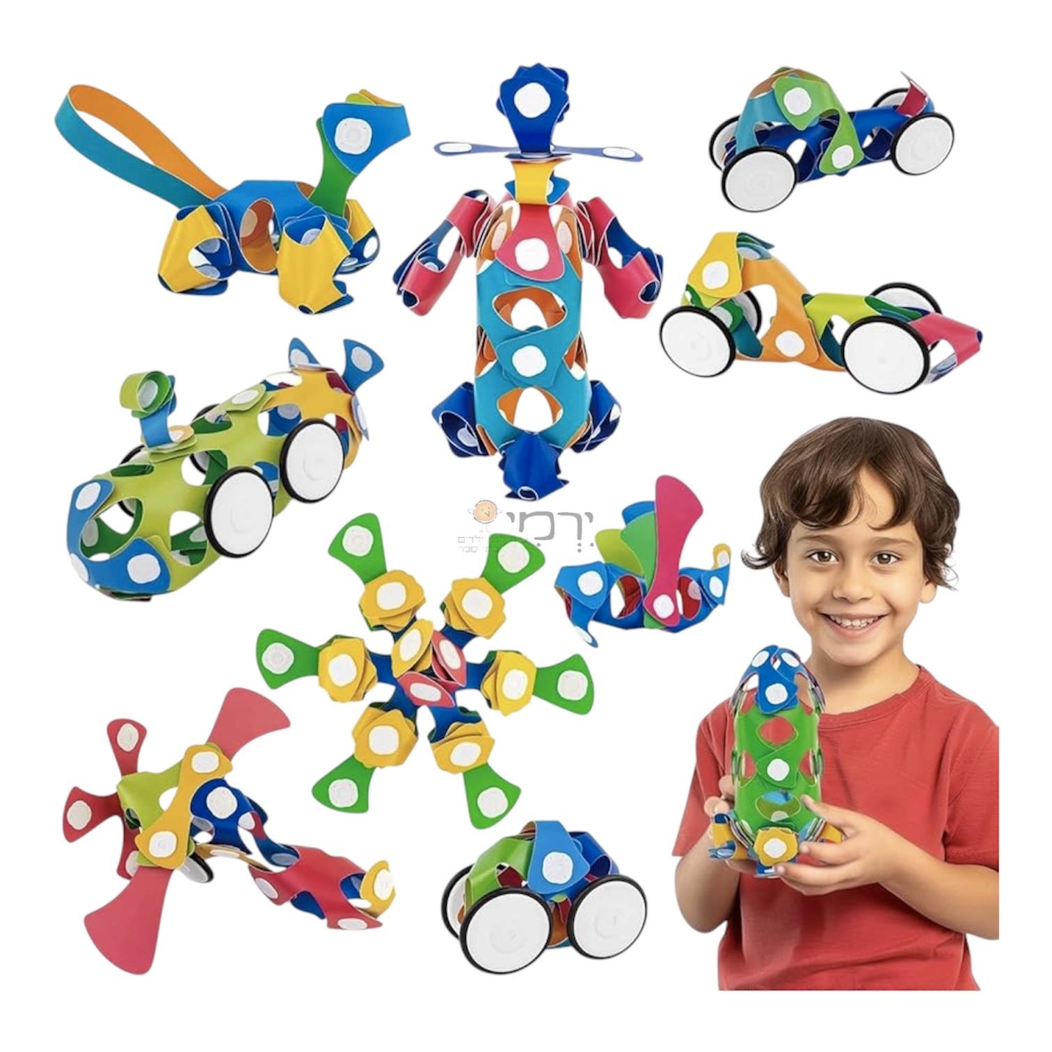 הרכבת תיקתק גמיש ממפל + גלגלים