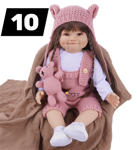 בובה מציאותית ענקית 60 ס"מ - מגוון דגמים לבחירה