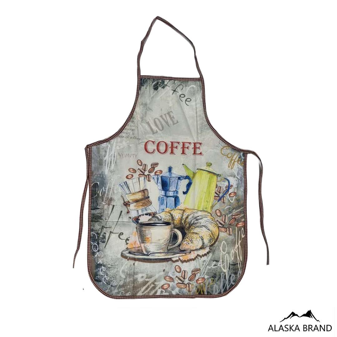 סינר סיליקון איכותי דגם אהבת קפה - Coffe Love