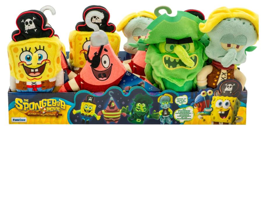 בוב ספוג - מארז 4 בובת פלאש זוהרות בחושך בובספוג ,פטריק,סקווידוויד והולנדי מעופף בוב ספוג - מארז 4 בובת פלאש זוהרות בחושך בובספוג ,פטריק,סקווידוויד והולנדי מעופף