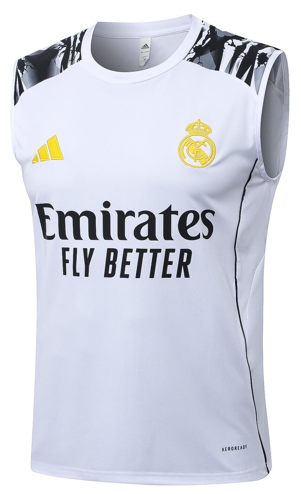 ריאל מדריד גופייה לבן זהב