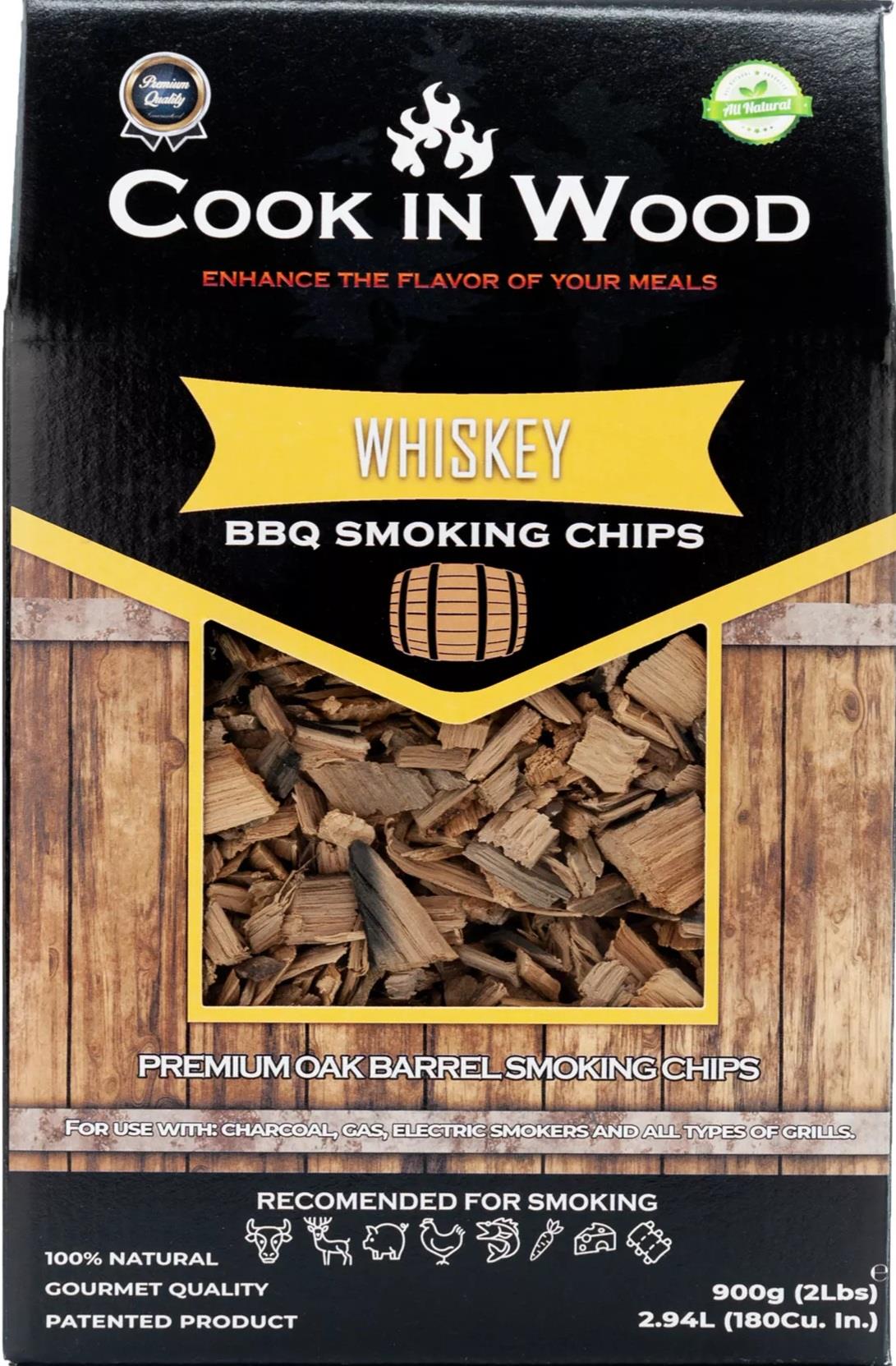 שבבי עץ מהחבית לעישון 900 גרם