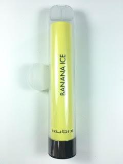 סיגריה אלקטרונית חד פעמית כ 1200 שאיפות Kubi X Disposable 20mg בטעם בננה אייס Banana Ice
