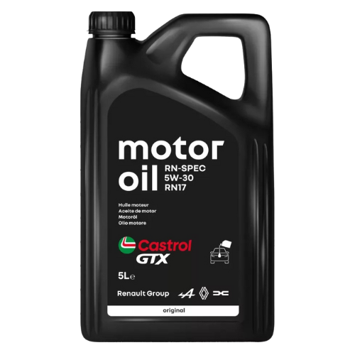 שמן מנוע לרכבי רנו תקן RN17 מבית CASTROL | גלון 5 ליטר