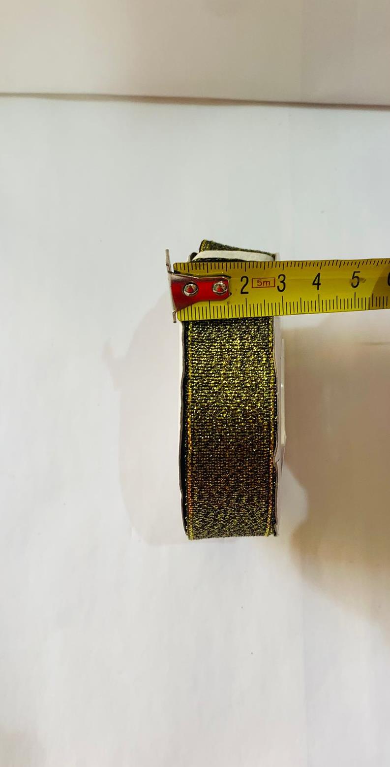 סרט מתנה לורקס שחור זהב 2.5 סיים