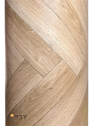 PVC פרקט פישבון חום