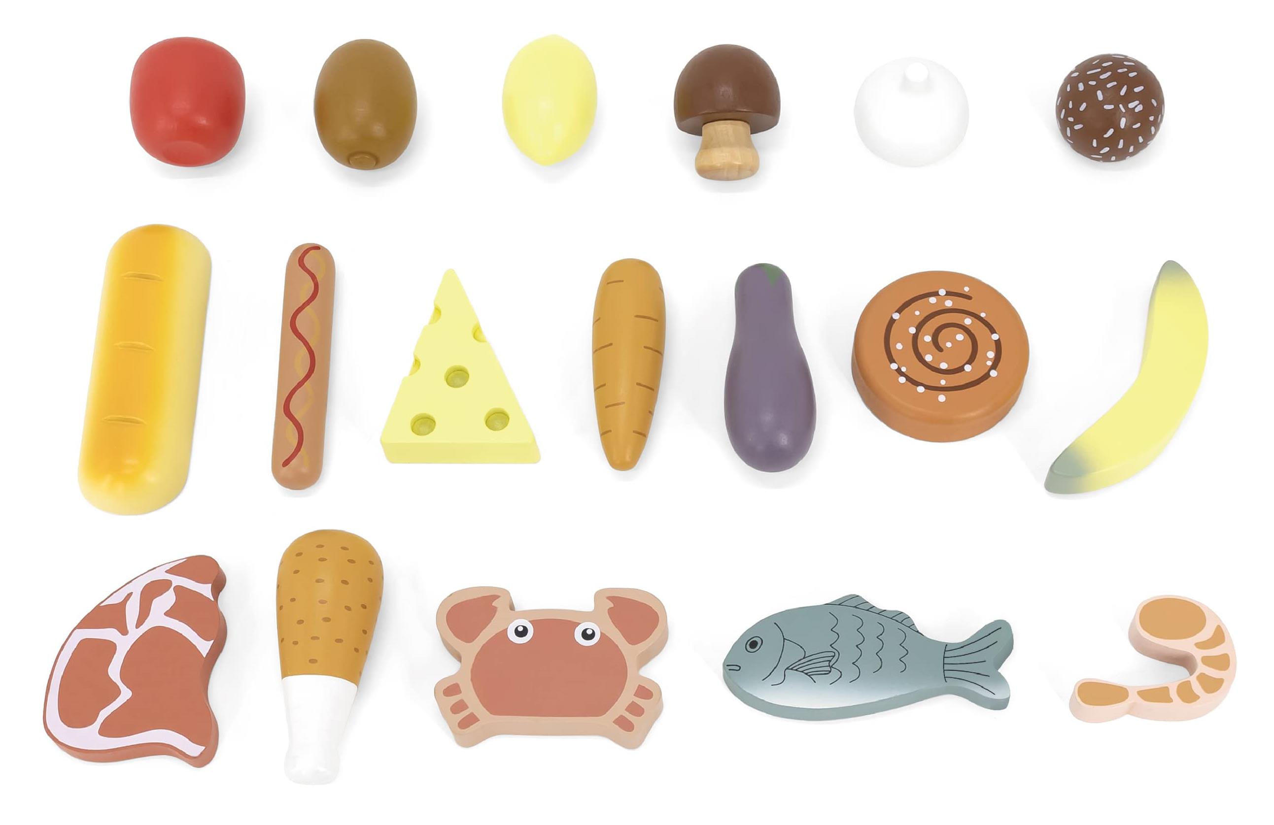 דוכן מכירות סופרמרקט מאובזר מעץ