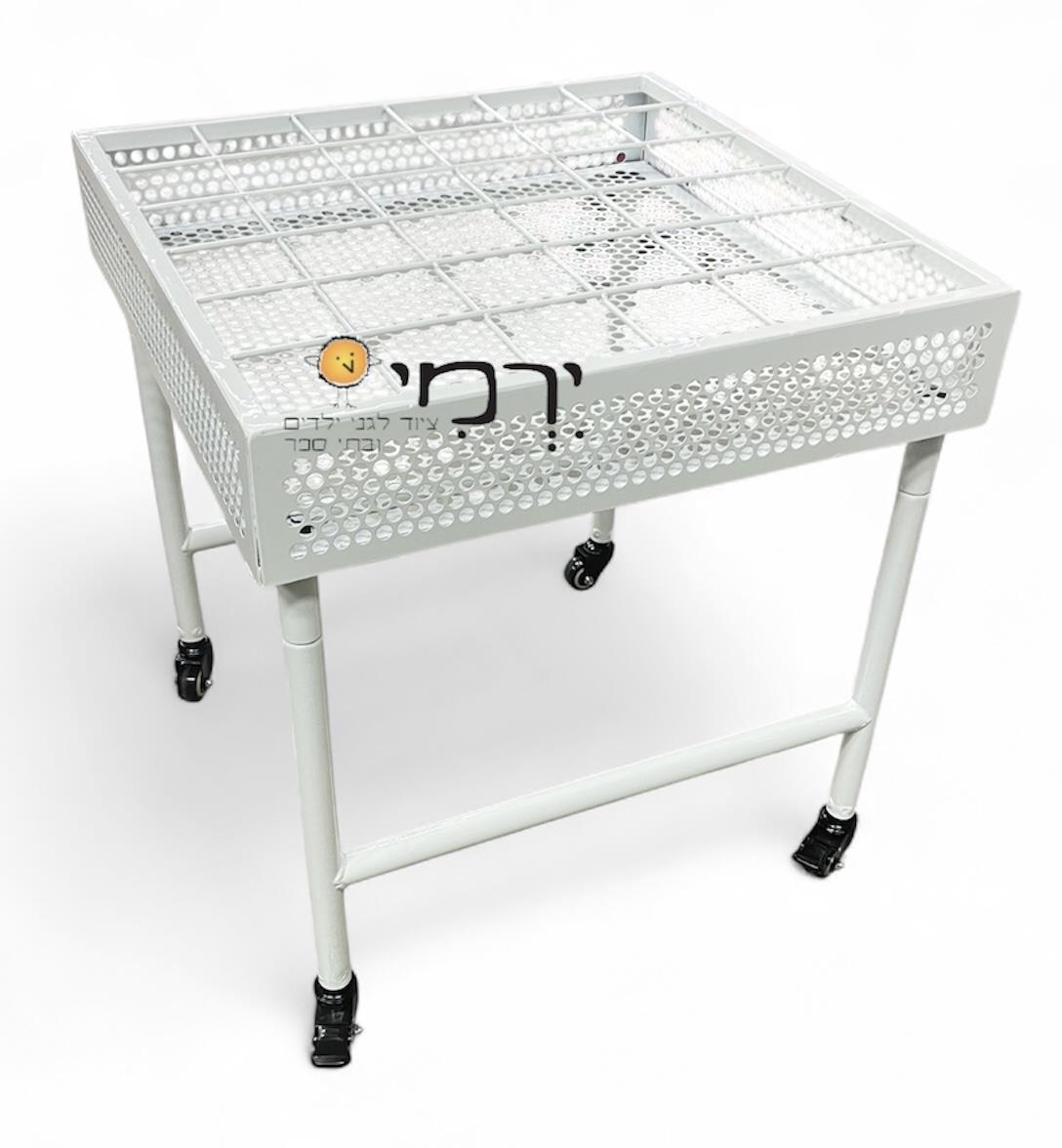 עגלת בקבוקים ממתכת