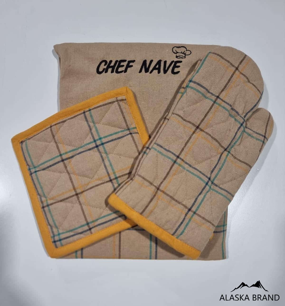 סט המושלם למטבח 3 חלקים | בתוספת רקמה בכיס הסינר - מבחר דוגמאות סט המושלם למטבח 3 חלקים | בתוספת רקמה בכיס הסינר - מבחר דוגמאות