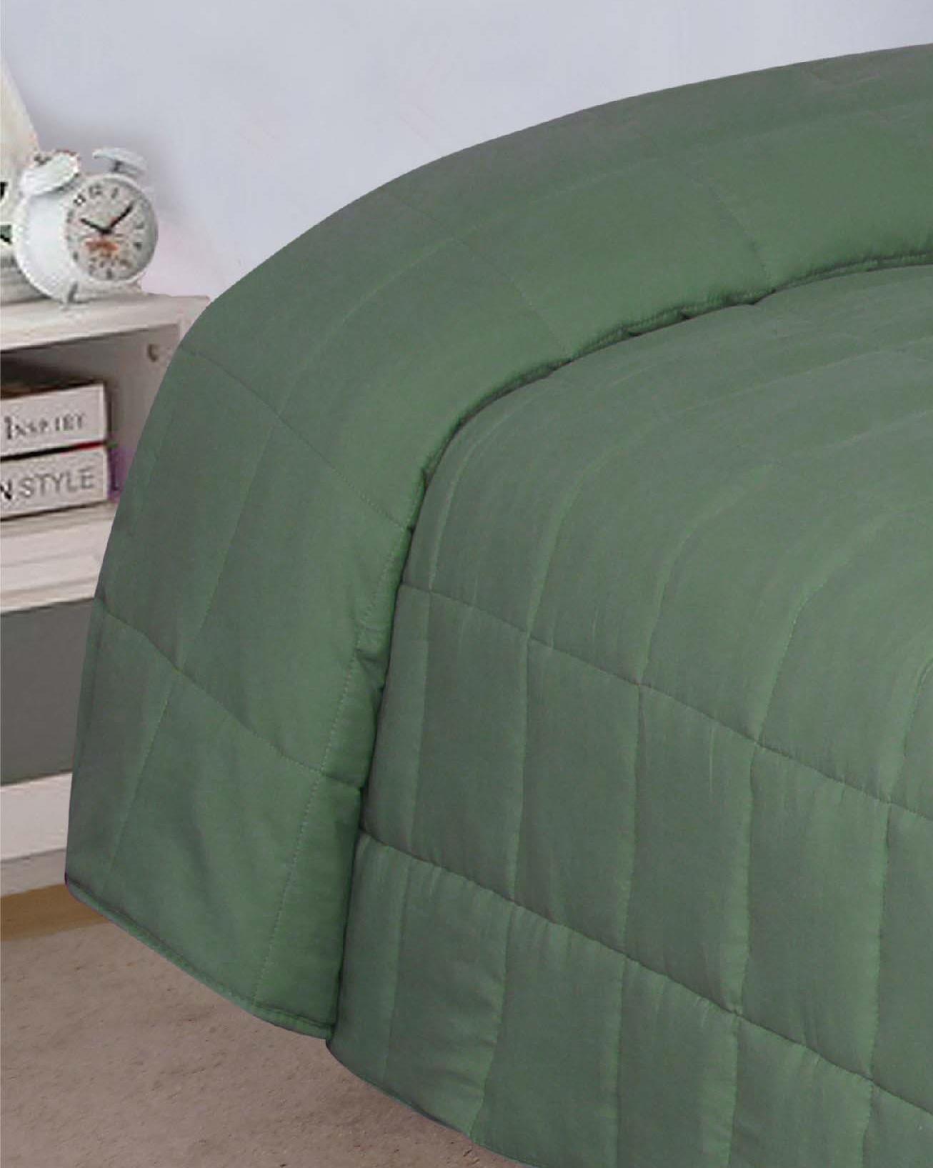 כיסוי למיטה \ שמיכת קיץ דגם - בארי ירוק מרווה