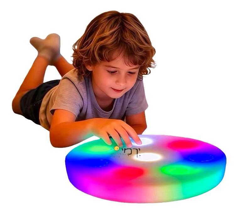 משטח / שולחן אורות עגול