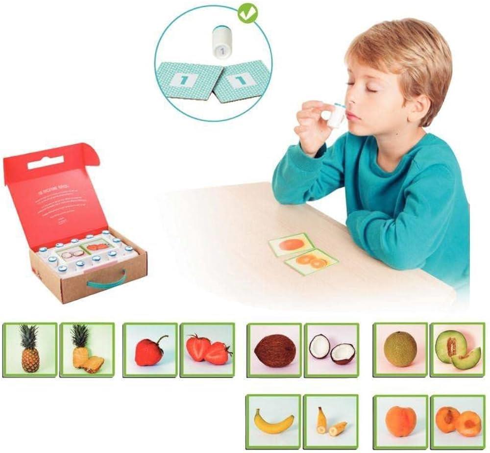 משחק זיכרון פירות זיהוי לפי ריח