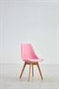 כסא לפינת אוכל מעוצב דגם מנהטן צבע ורוד