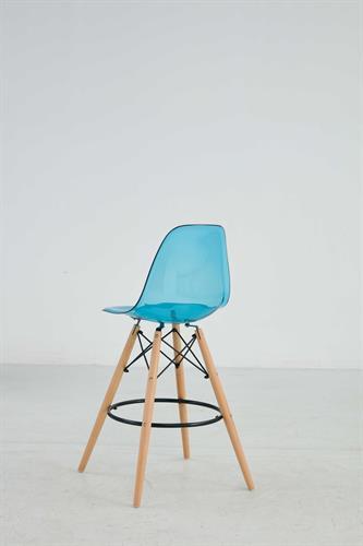 כסא בר מעוצב דגם קארין צבע כחול כסא בר מעוצב דגם קארין צבע כחול