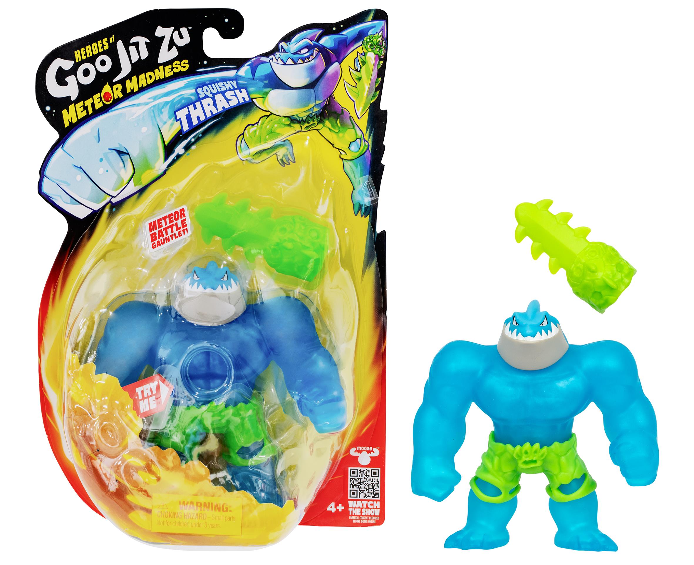 גו ג'יט זו - בובה נמתחת טירוף המטאורים - סטרץ' Mateor madness טראש - Goo Jit Zu גו ג'יט זו - בובה נמתחת טירוף המטאורים - סטרץ' Mateor madness טראש - Goo Jit Zu