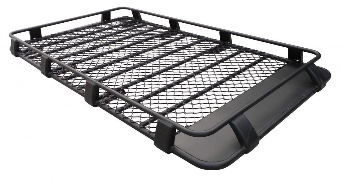 גגון טויוטה פראדו מעקה היקפי מלא 220x120 מטר פלדה קמפינג לייף