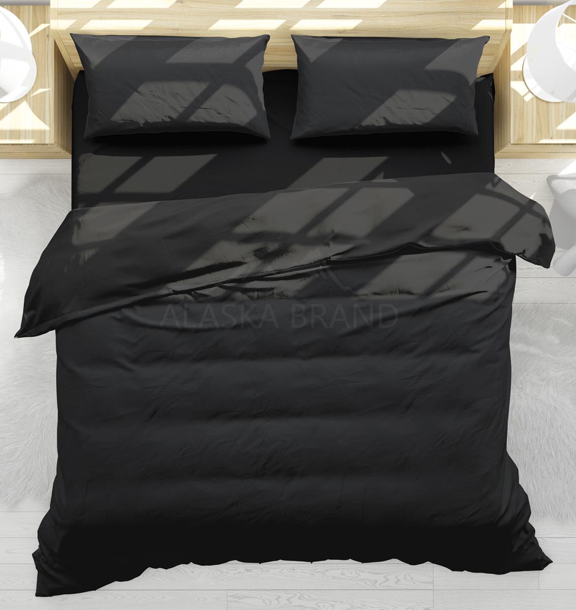 מצעים בתפזורת להרכבה 100% כותנה - שחור