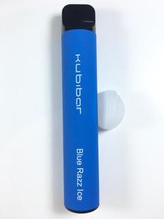 סיגריה אלקטרונית חד פעמית כ 1500 שאיפות Kubibar Disposable 20mg בטעם פטל אייס Blue Razz Ice
