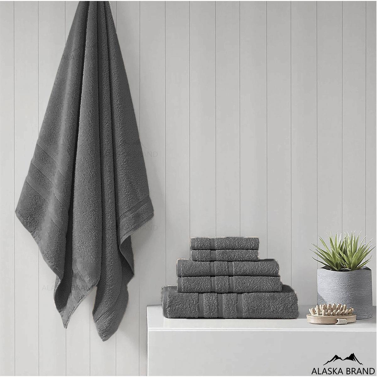 מגבות עבות דגם פרימיום - Premium *כושר ספיגה גבוה* | אפור עכבר