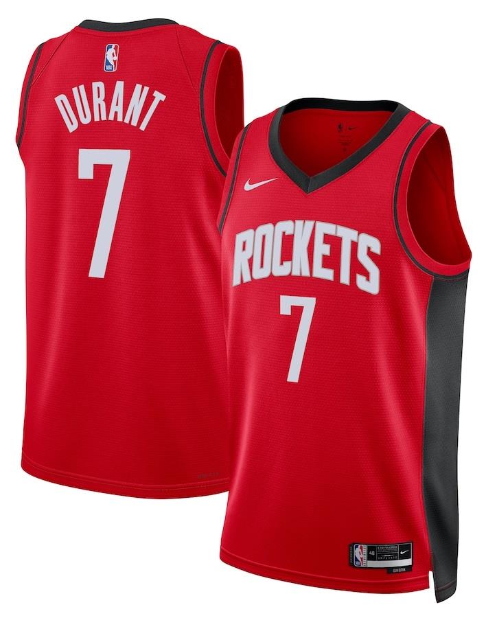 גופיית קווין דוראנט יוסטון רוקטס NBA אדומה