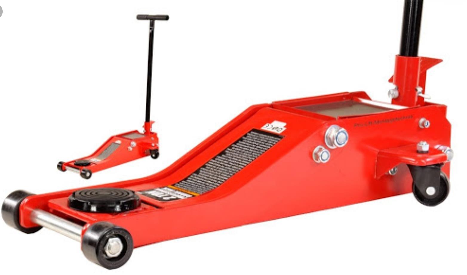 ג'ק מגבה למכוניות  פרופיל נמוך 2 טון עם 4 גלגלים מקט BRPGJ001