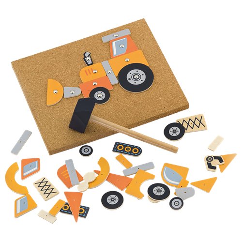 הך פטיש טרקטור - ערכה ל-4 ילדים